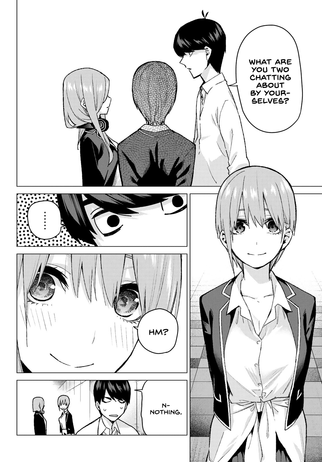 Go-Toubun no Hanayome Chapter 75 page 5 - Chapter 75: The Five Cranes Show their Gratitude