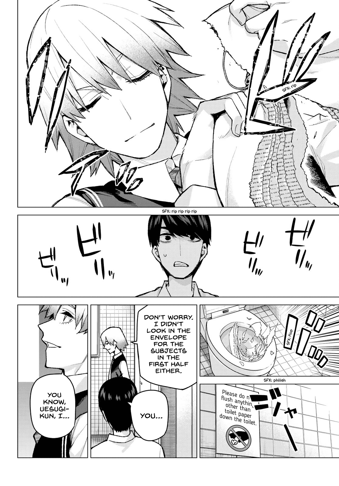 Go-Toubun no Hanayome Chapter 76 page 12 - Chapter 76: A Battle Amongst Men