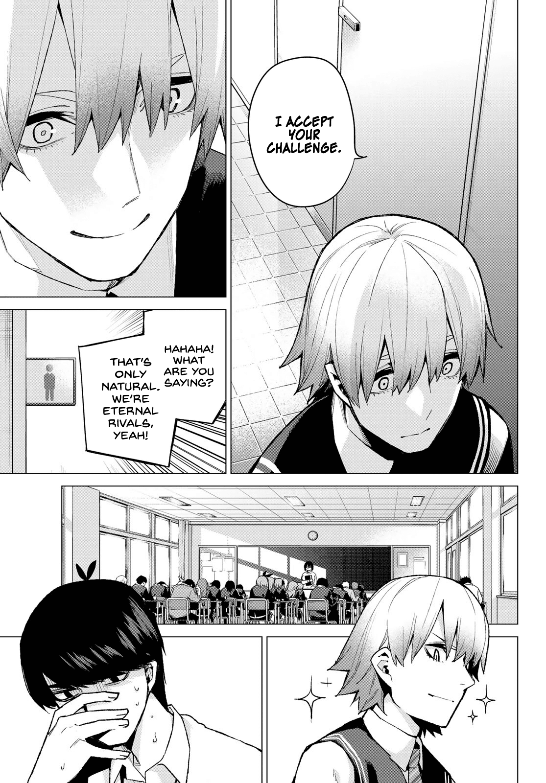 Go-Toubun no Hanayome Chapter 76 page 15 - Chapter 76: A Battle Amongst Men