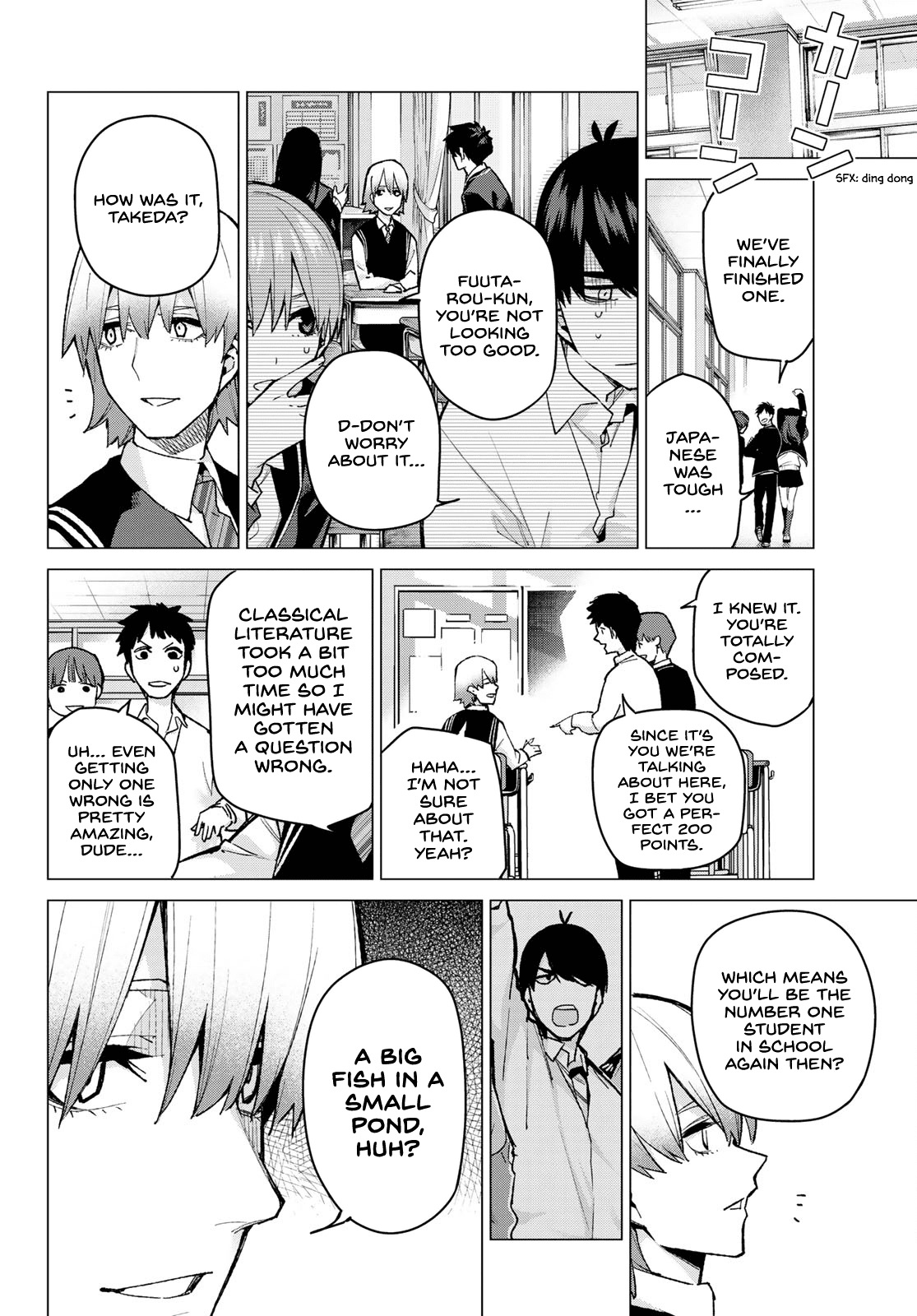 Go-Toubun no Hanayome Chapter 76 page 6 - Chapter 76: A Battle Amongst Men