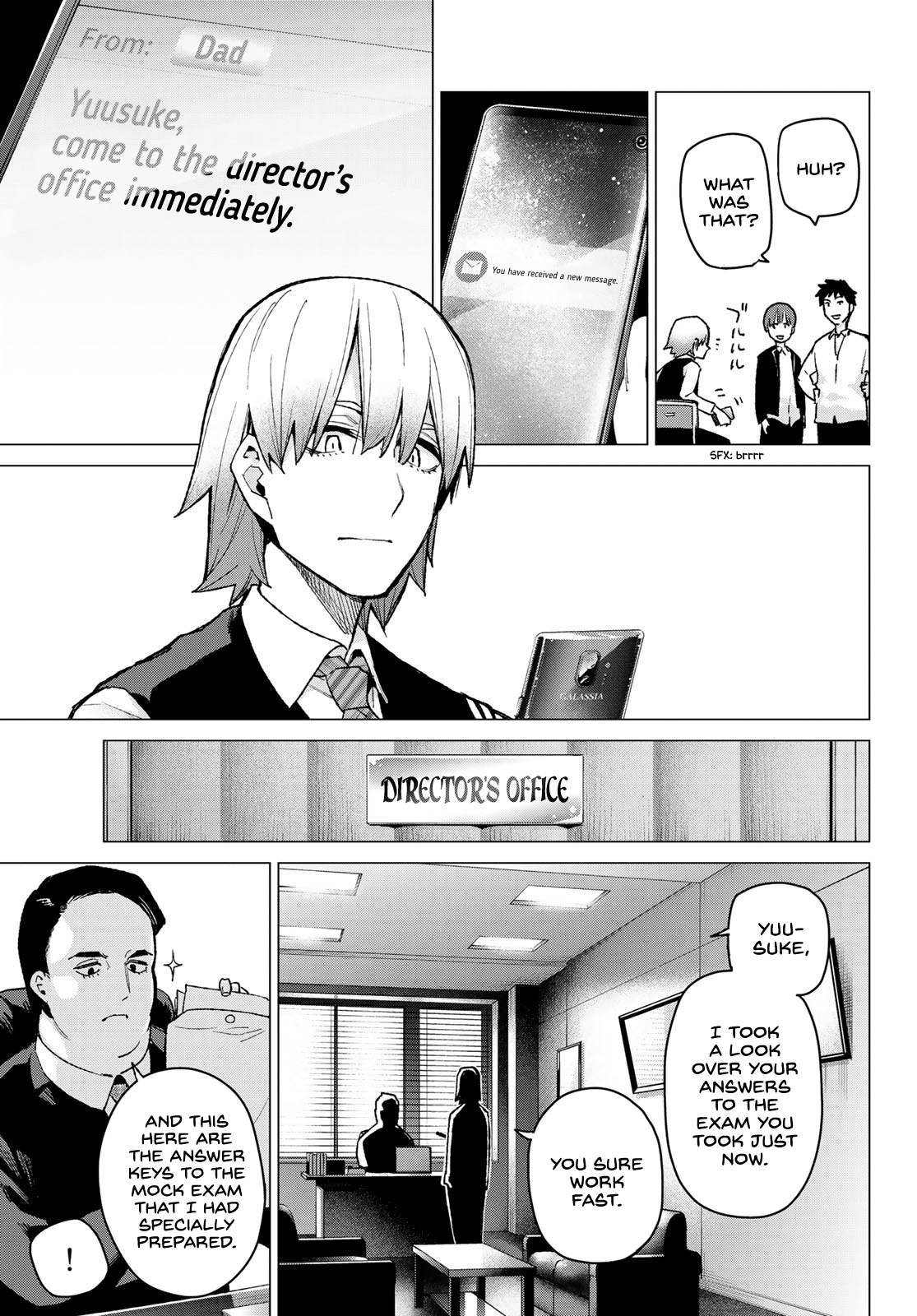 Go-Toubun no Hanayome Chapter 76 page 7 - Chapter 76: A Battle Amongst Men