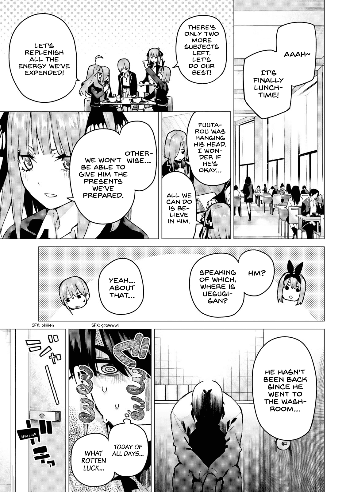 Go-Toubun no Hanayome Chapter 76 page 9 - Chapter 76: A Battle Amongst Men