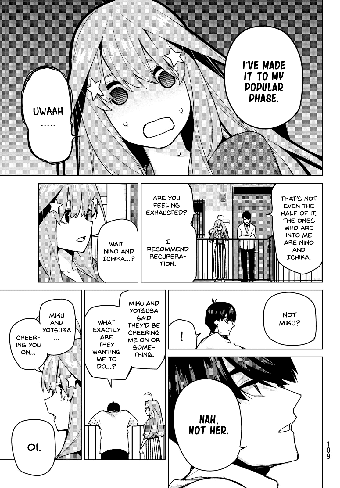Go-Toubun no Hanayome Chapter 77 page 13 - Chapter 77: A Battle Amongst Women