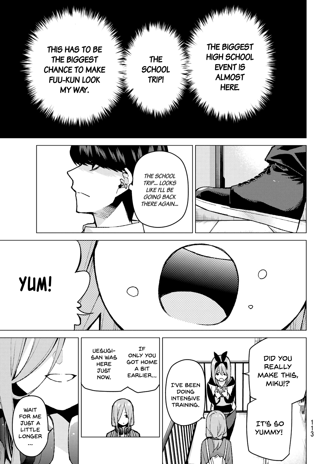 Go-Toubun no Hanayome Chapter 77 page 17 - Chapter 77: A Battle Amongst Women