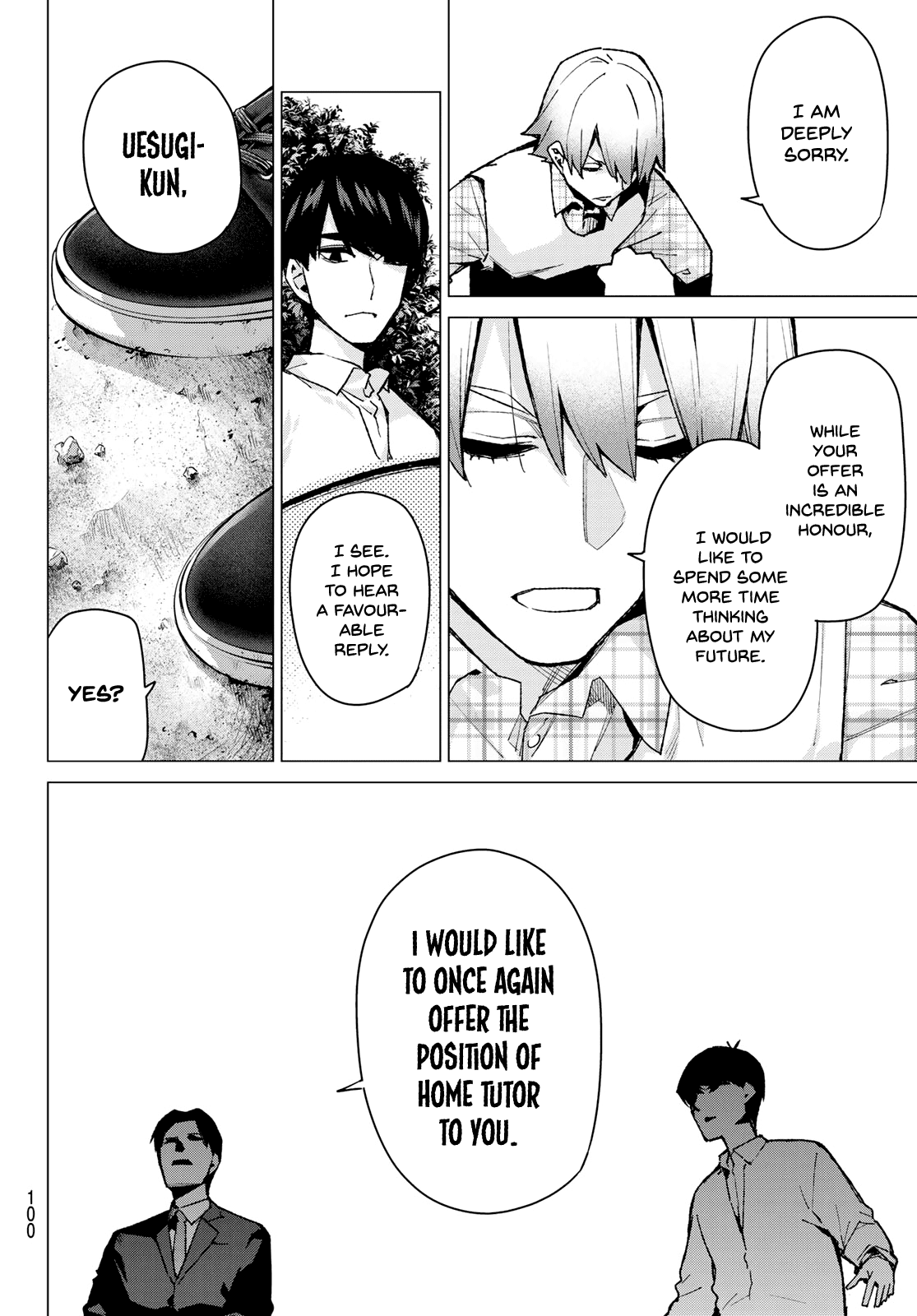 Go-Toubun no Hanayome Chapter 77 page 4 - Chapter 77: A Battle Amongst Women