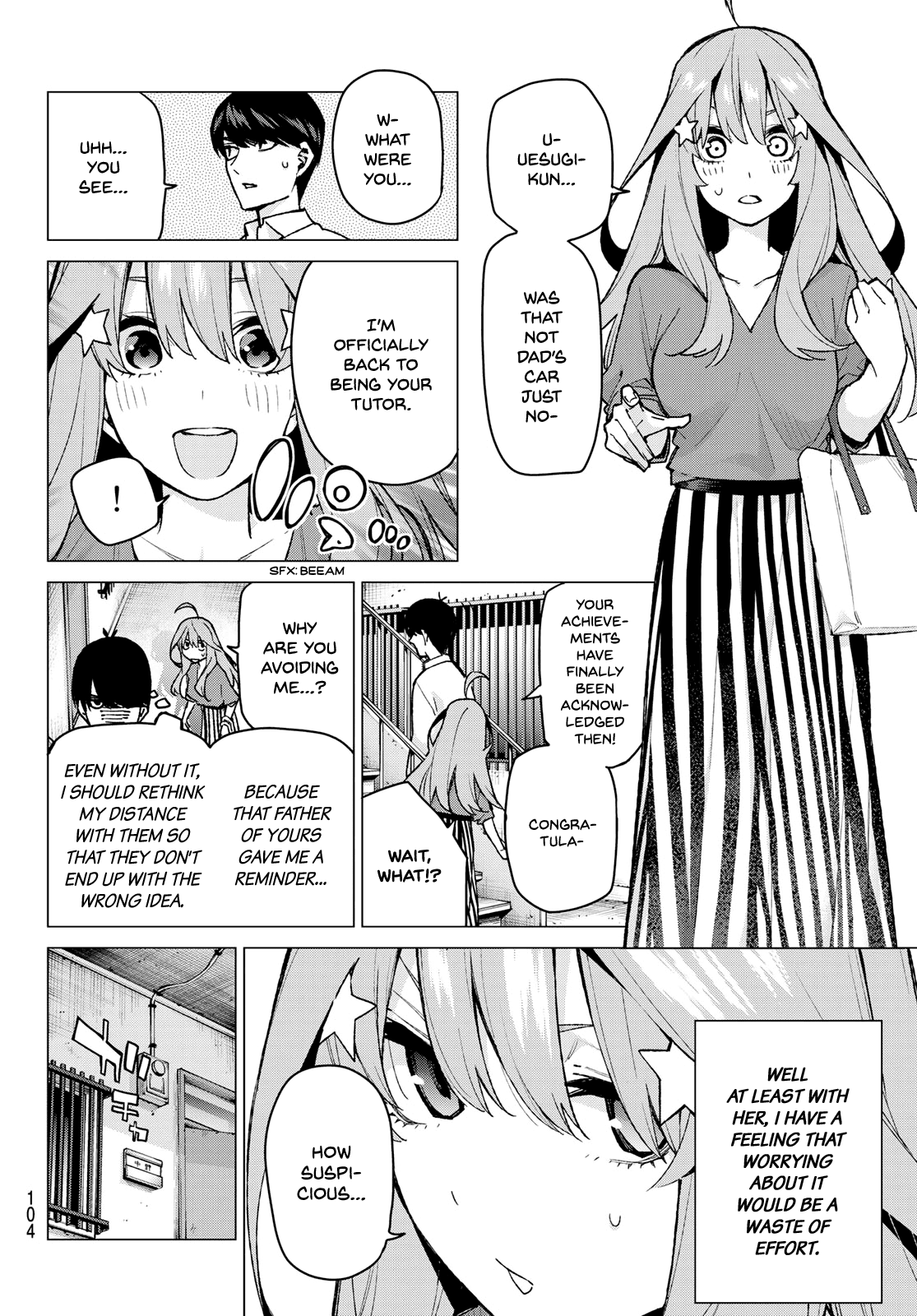 Go-Toubun no Hanayome Chapter 77 page 8 - Chapter 77: A Battle Amongst Women