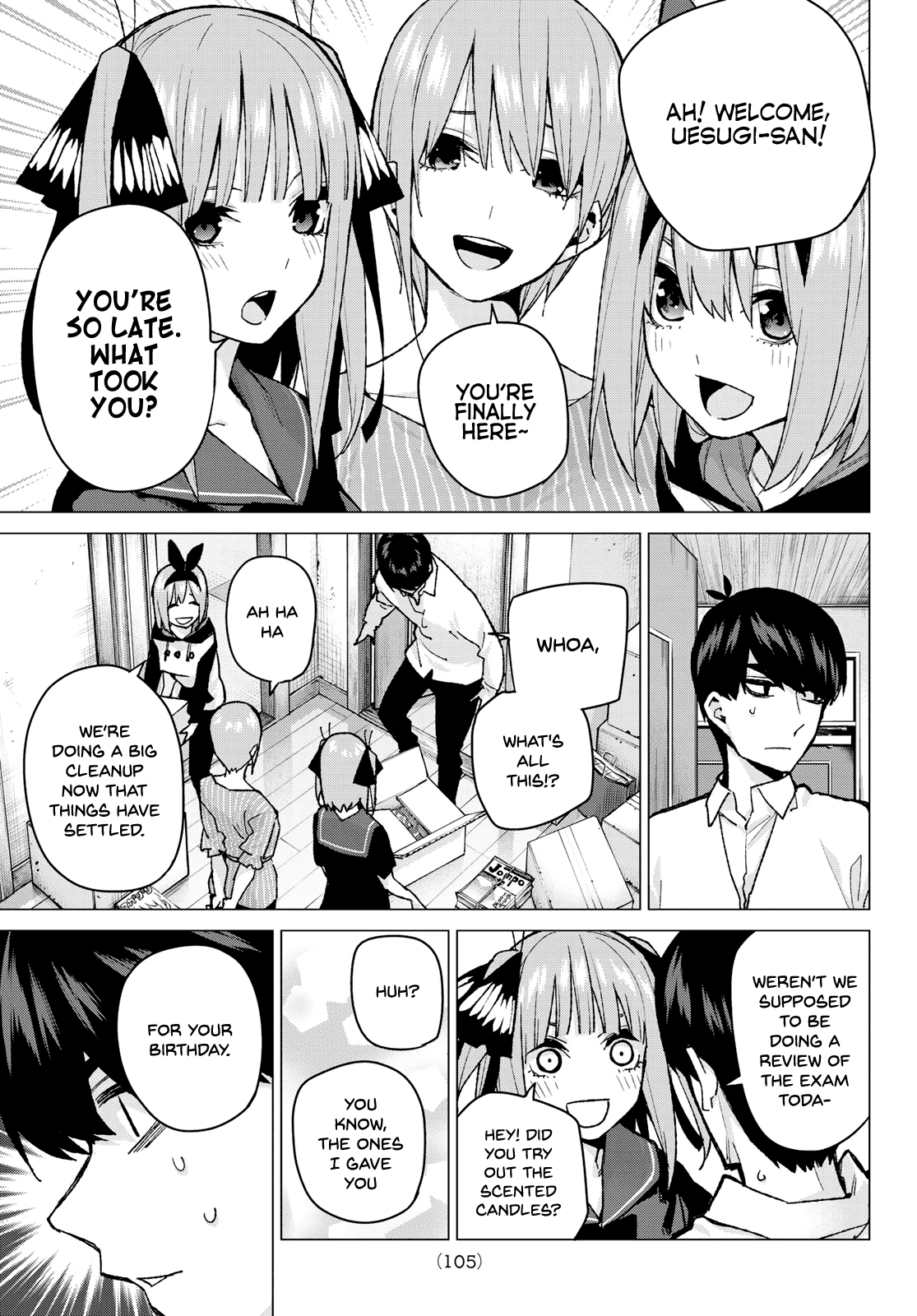 Go-Toubun no Hanayome Chapter 77 page 9 - Chapter 77: A Battle Amongst Women