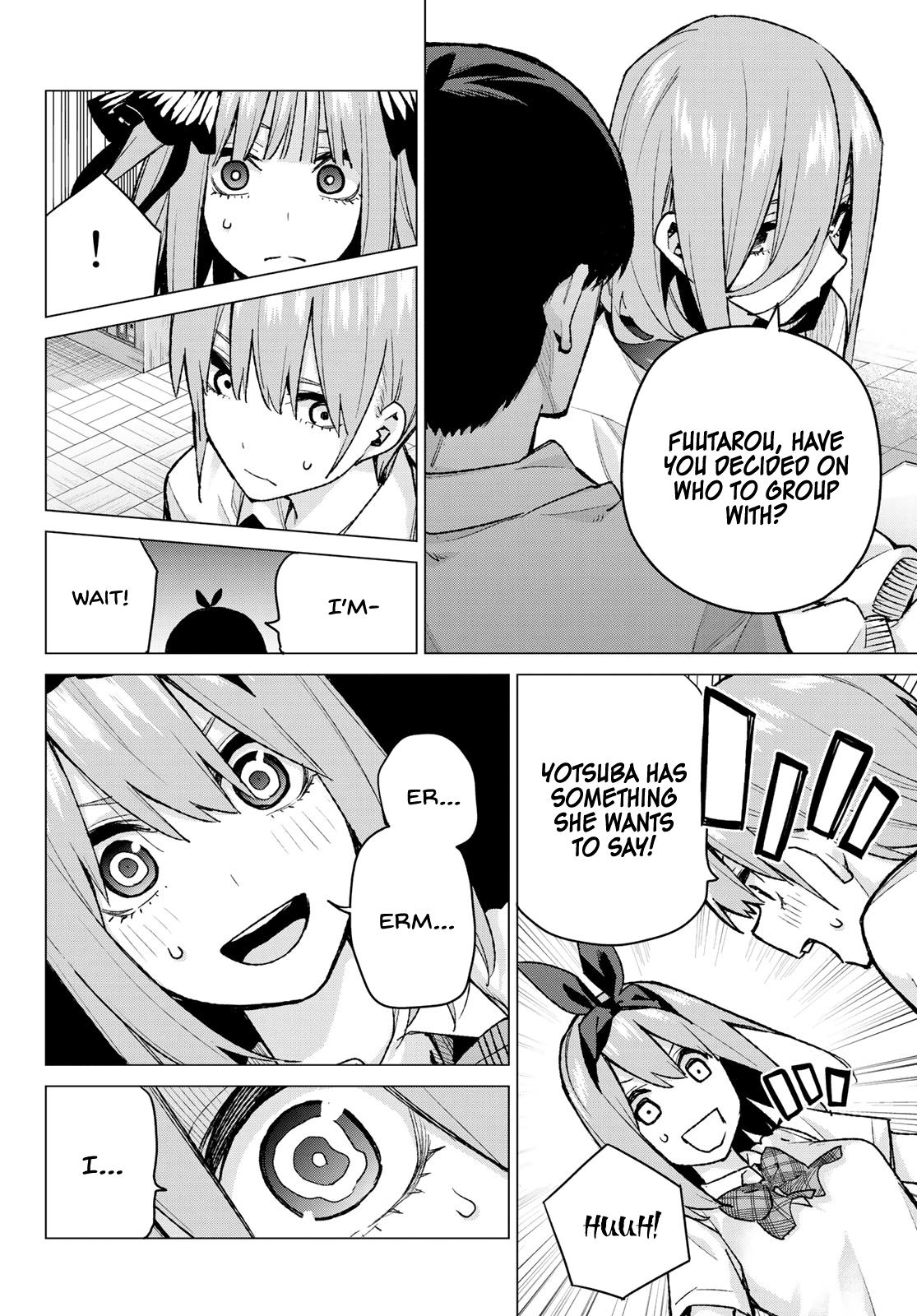 Go-Toubun no Hanayome Chapter 78 page 10 - Chapter 78: Sisters’ War - First Battle