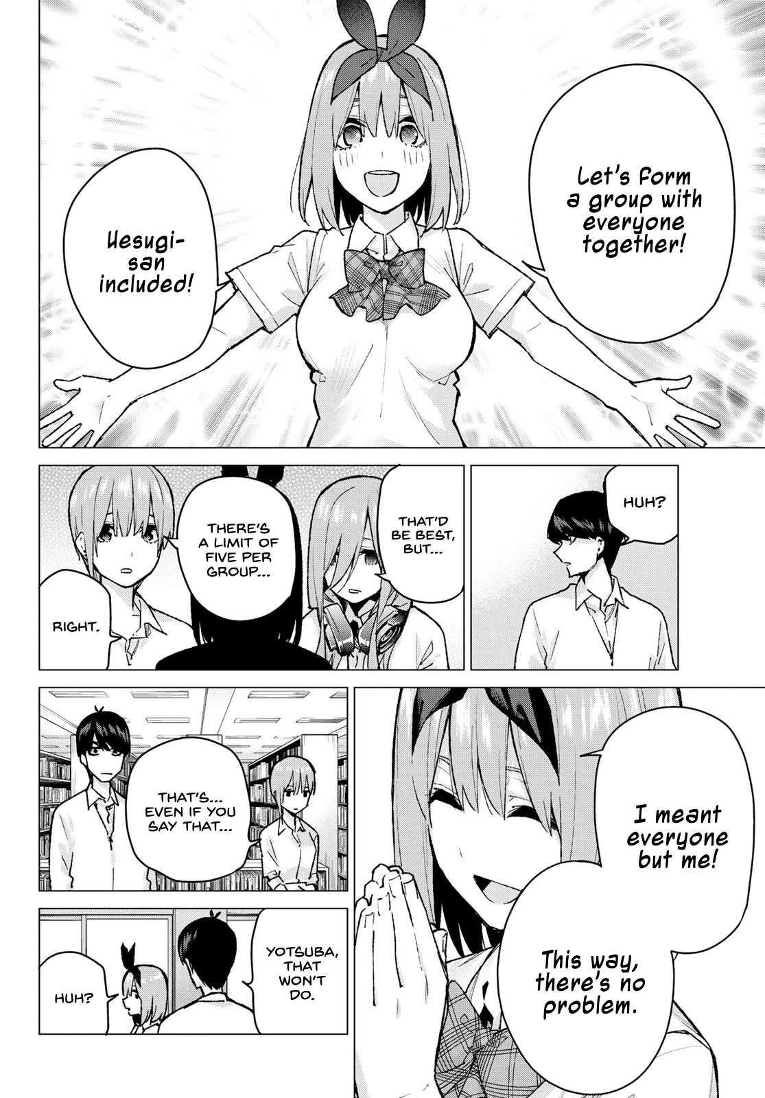 Go-Toubun no Hanayome Chapter 78 page 12 - Chapter 78: Sisters’ War - First Battle