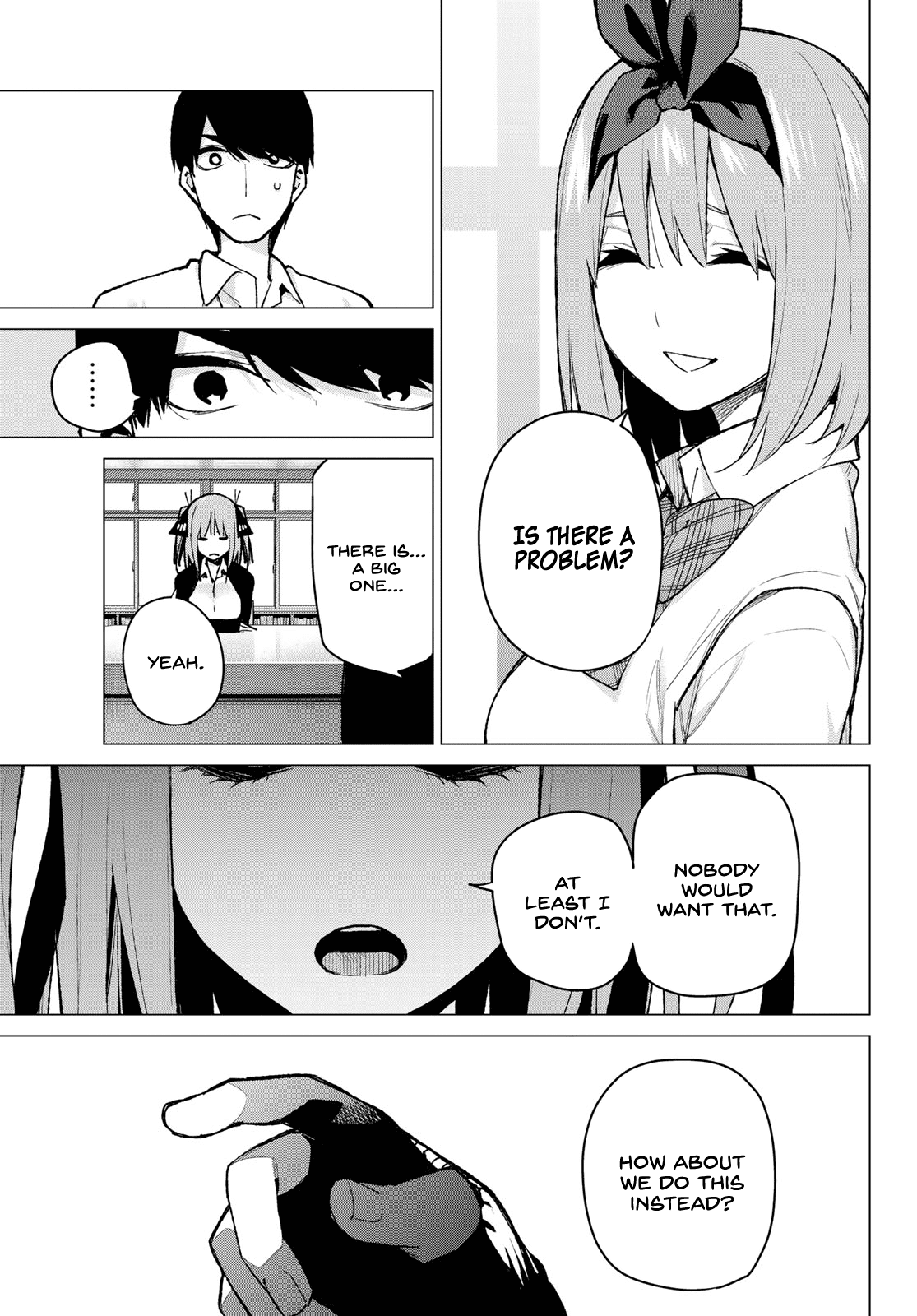 Go-Toubun no Hanayome Chapter 78 page 13 - Chapter 78: Sisters’ War - First Battle