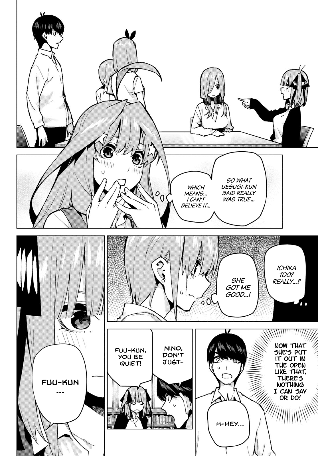 Go-Toubun no Hanayome Chapter 78 page 15 - Chapter 78: Sisters’ War - First Battle