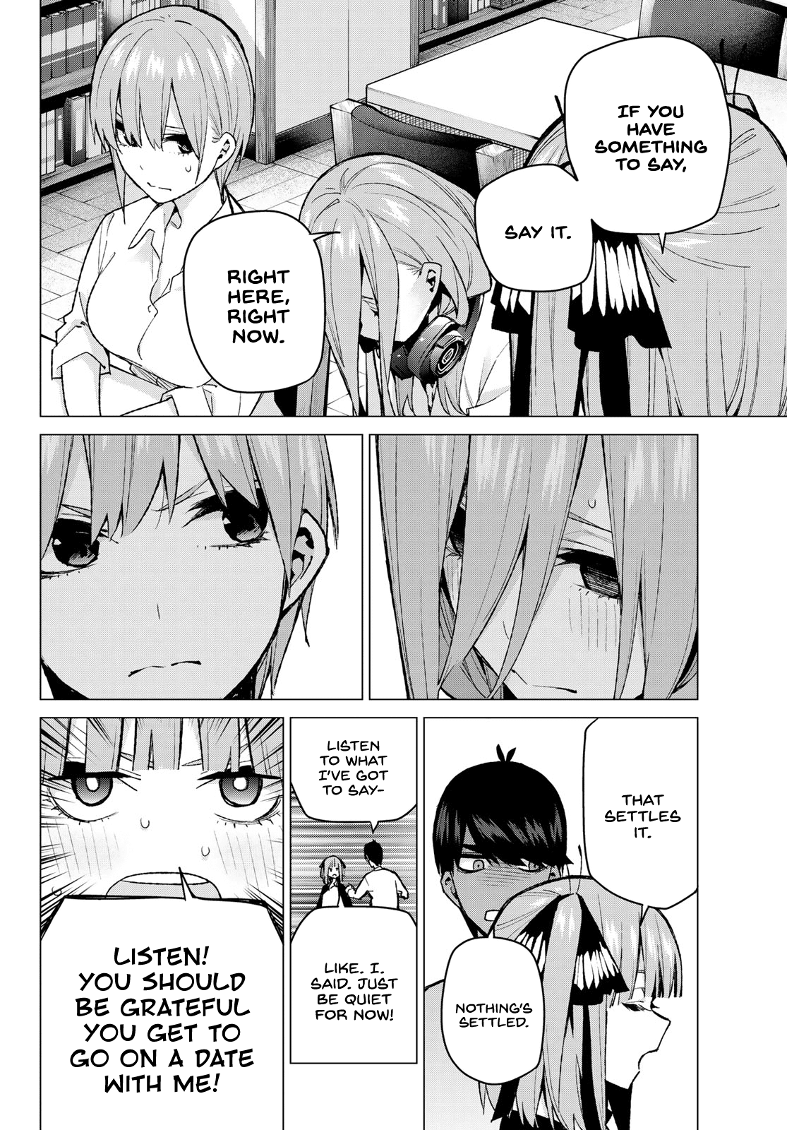Go-Toubun no Hanayome Chapter 78 page 17 - Chapter 78: Sisters’ War - First Battle