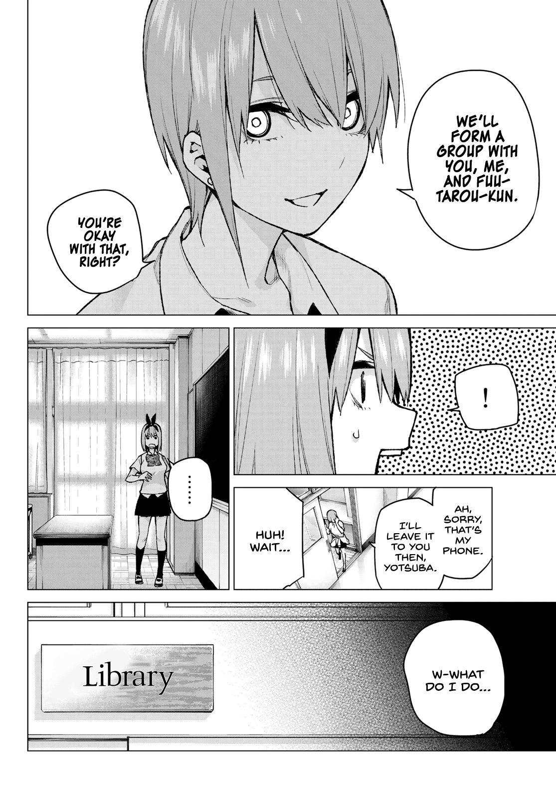 Go-Toubun no Hanayome Chapter 78 page 8 - Chapter 78: Sisters’ War - First Battle