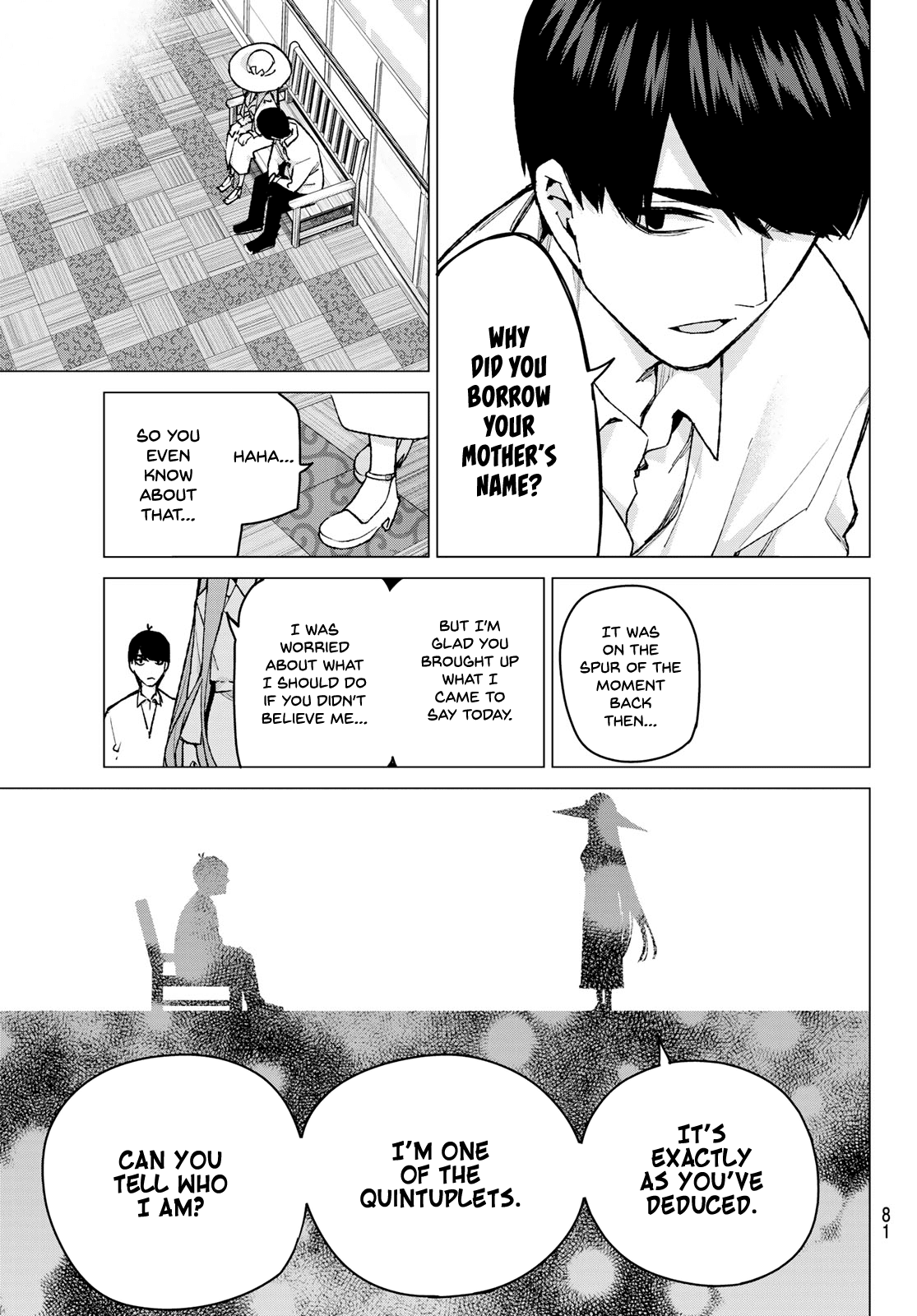 Go-Toubun no Hanayome Chapter 79 page 14 - Chapter 79: Sisters’ War - Second Battle