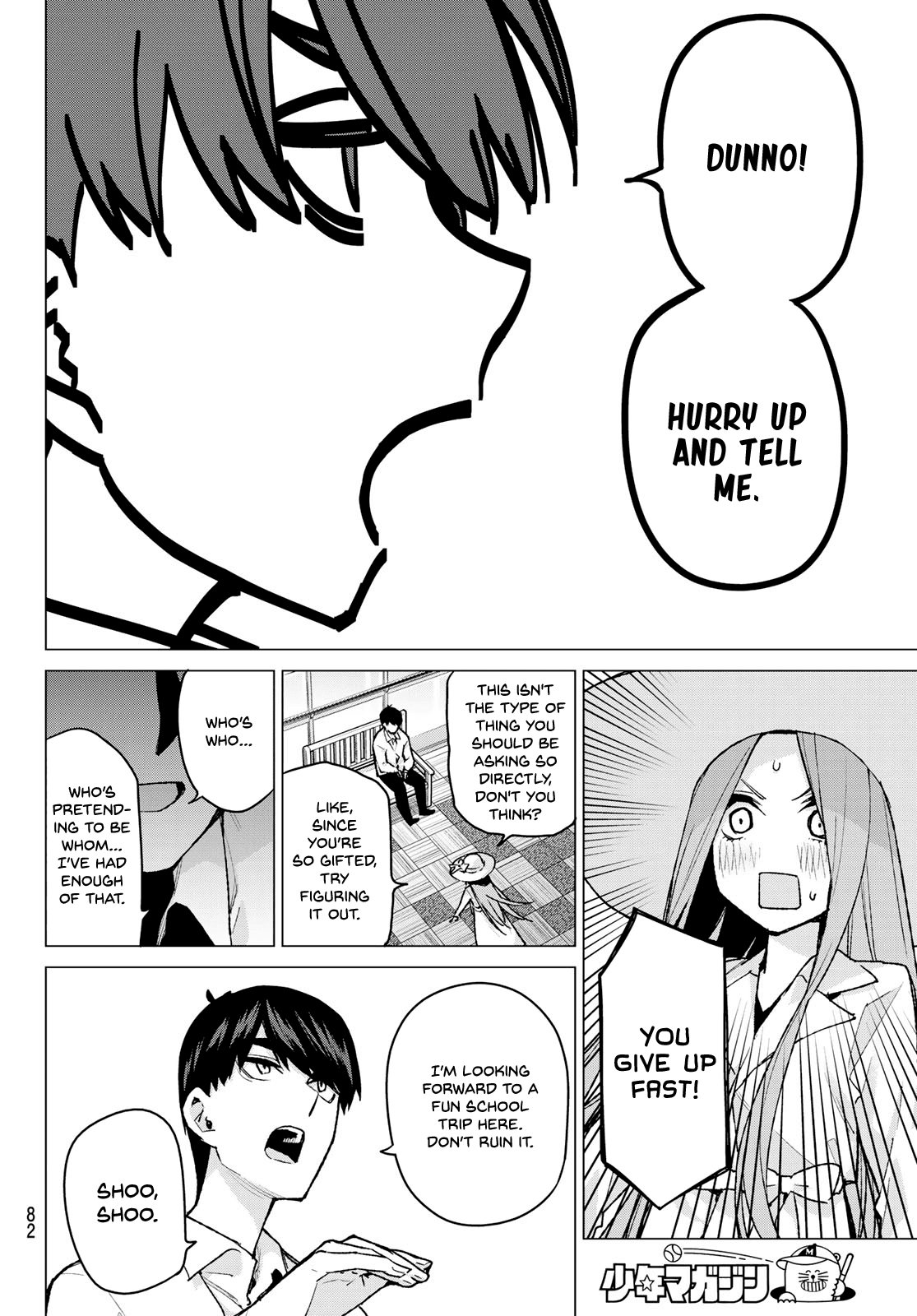 Go-Toubun no Hanayome Chapter 79 page 15 - Chapter 79: Sisters’ War - Second Battle