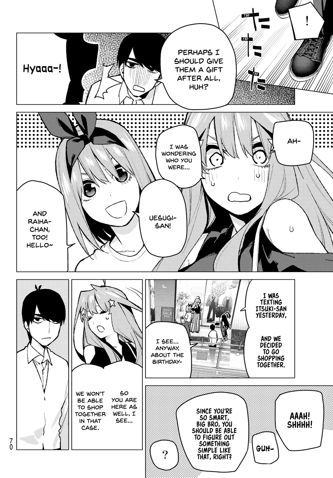 Go-Toubun no Hanayome Chapter 79 page 4 - Chapter 79: Sisters’ War - Second Battle