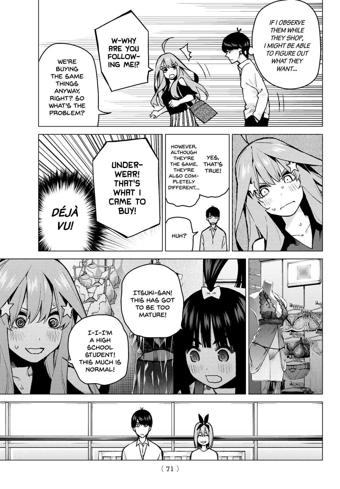 Go-Toubun no Hanayome Chapter 79 page 5 - Chapter 79: Sisters’ War - Second Battle
