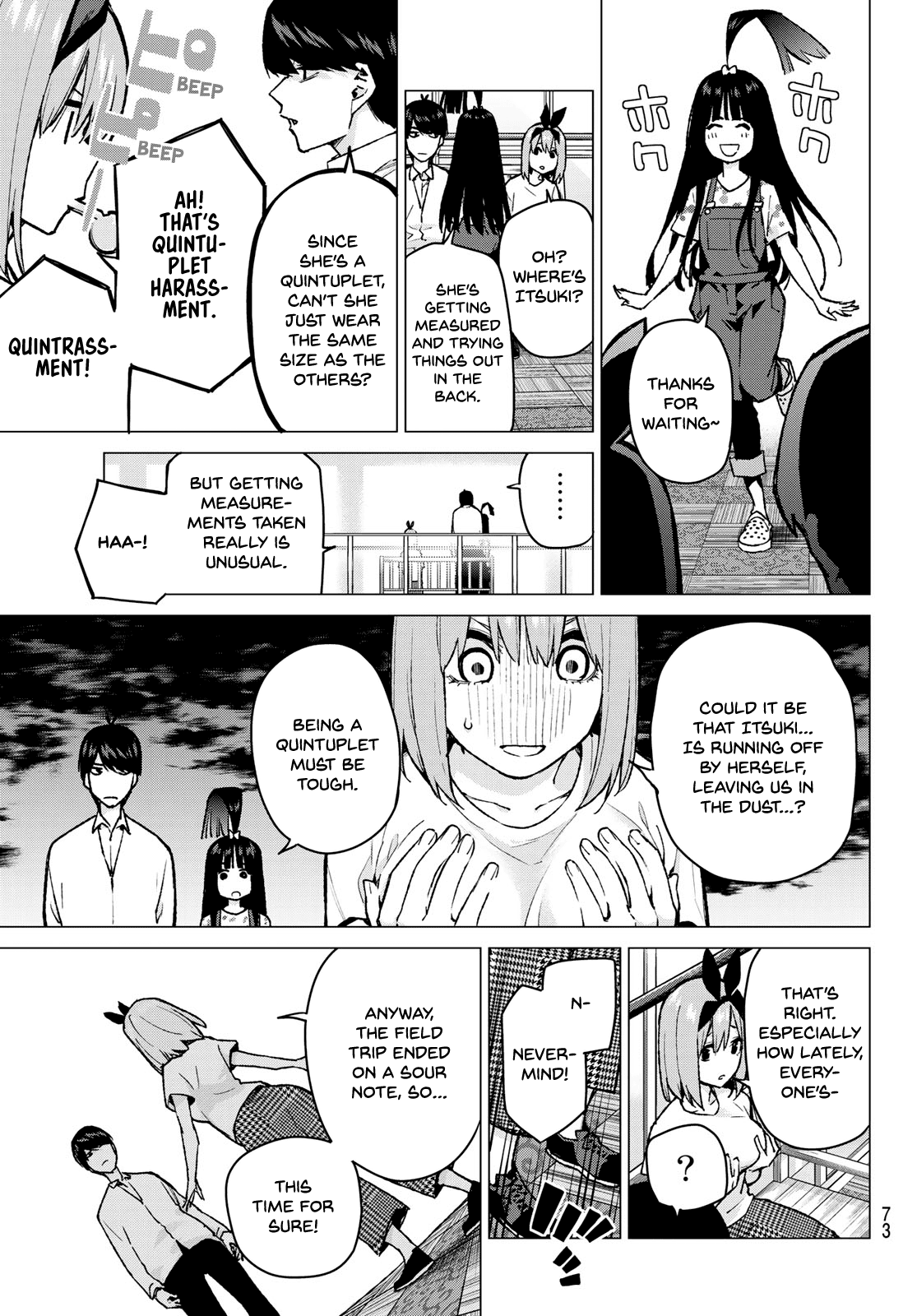 Go-Toubun no Hanayome Chapter 79 page 7 - Chapter 79: Sisters’ War - Second Battle