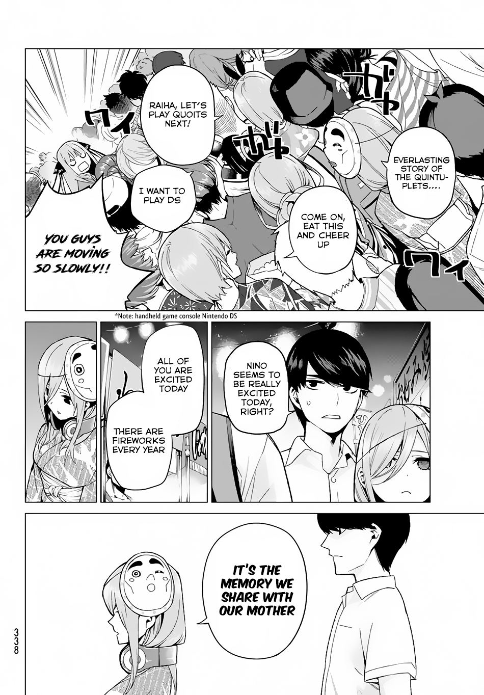 Go-Toubun no Hanayome Chapter 8 page 12 - Chapter 8: Today is Holiday (2)
