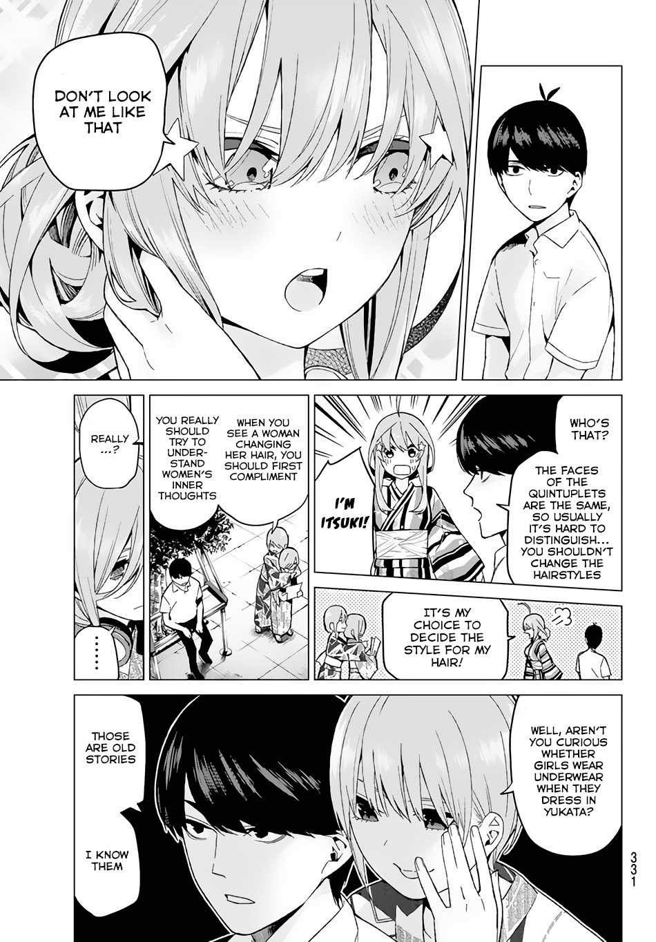 Go-Toubun no Hanayome Chapter 8 page 5 - Chapter 8: Today is Holiday (2)