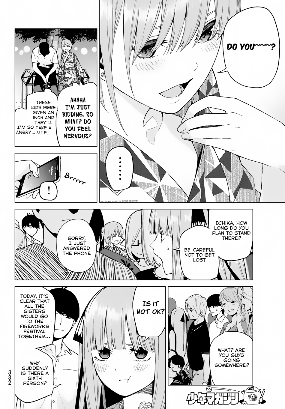Go-Toubun no Hanayome Chapter 8 page 6 - Chapter 8: Today is Holiday (2)