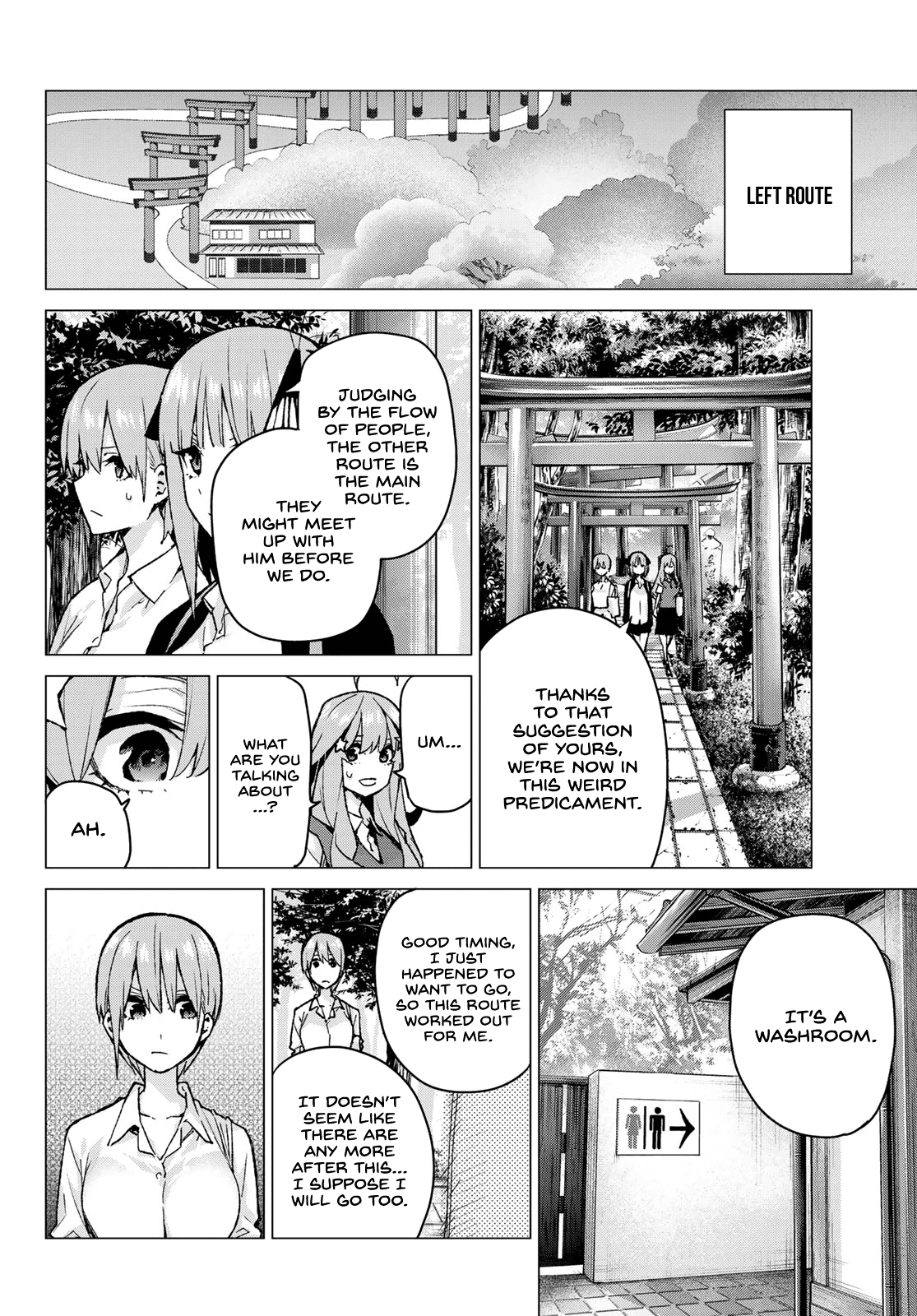 Go-Toubun no Hanayome Chapter 80 page 11 - Chapter 80: Sisters’ War - Third Battle