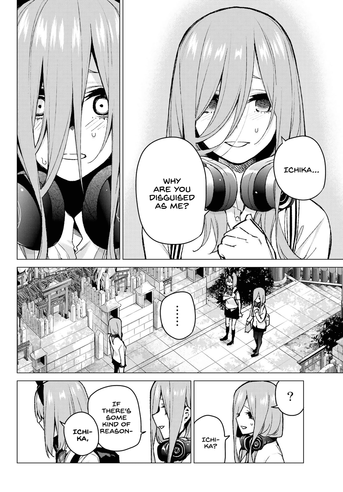 Go-Toubun no Hanayome Chapter 80 page 17 - Chapter 80: Sisters’ War - Third Battle