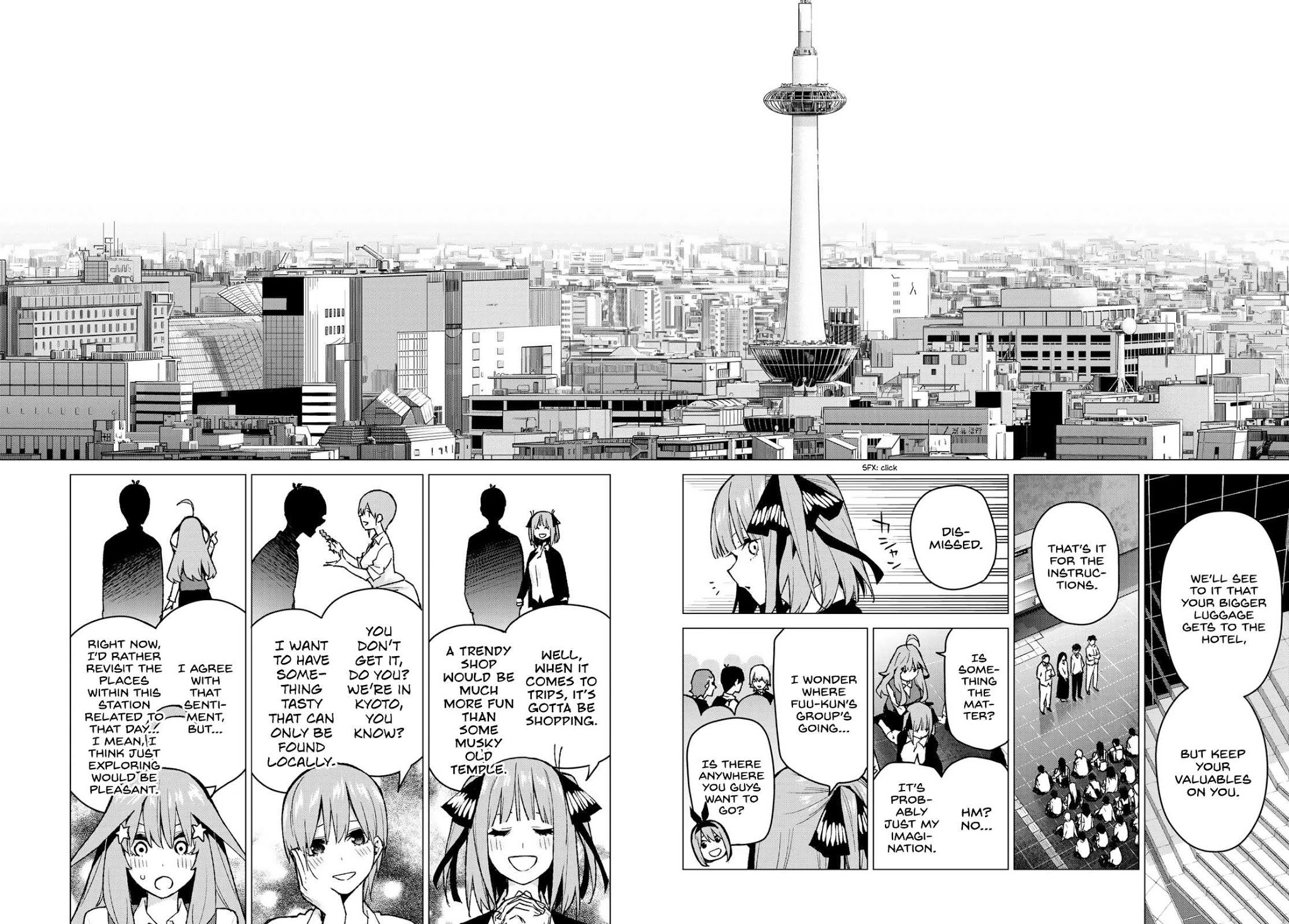 Go-Toubun no Hanayome Chapter 80 page 4 - Chapter 80: Sisters’ War - Third Battle