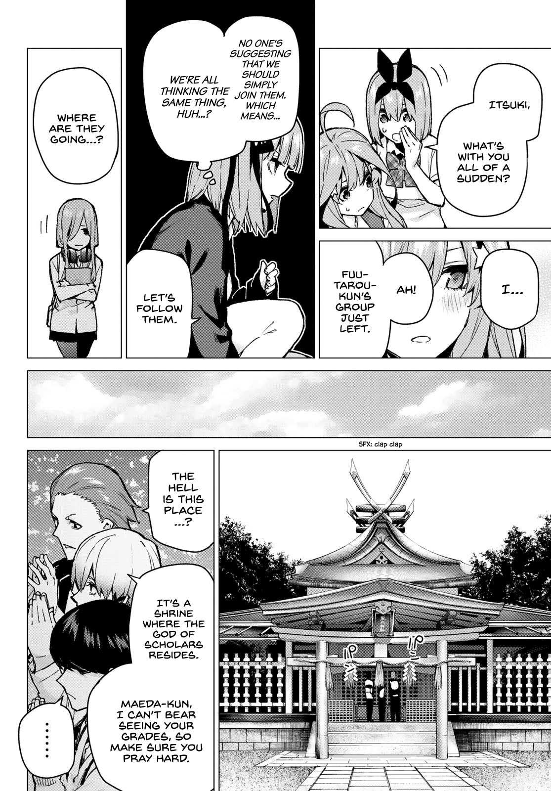 Go-Toubun no Hanayome Chapter 80 page 5 - Chapter 80: Sisters’ War - Third Battle