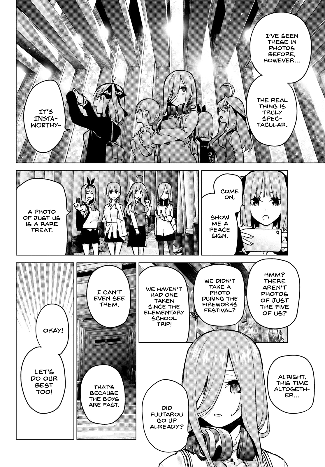 Go-Toubun no Hanayome Chapter 80 page 7 - Chapter 80: Sisters’ War - Third Battle