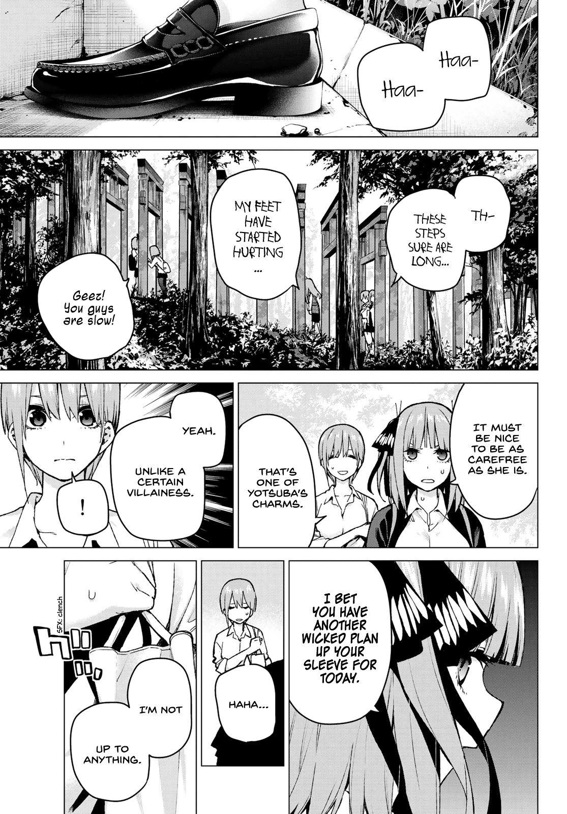Go-Toubun no Hanayome Chapter 80 page 8 - Chapter 80: Sisters’ War - Third Battle
