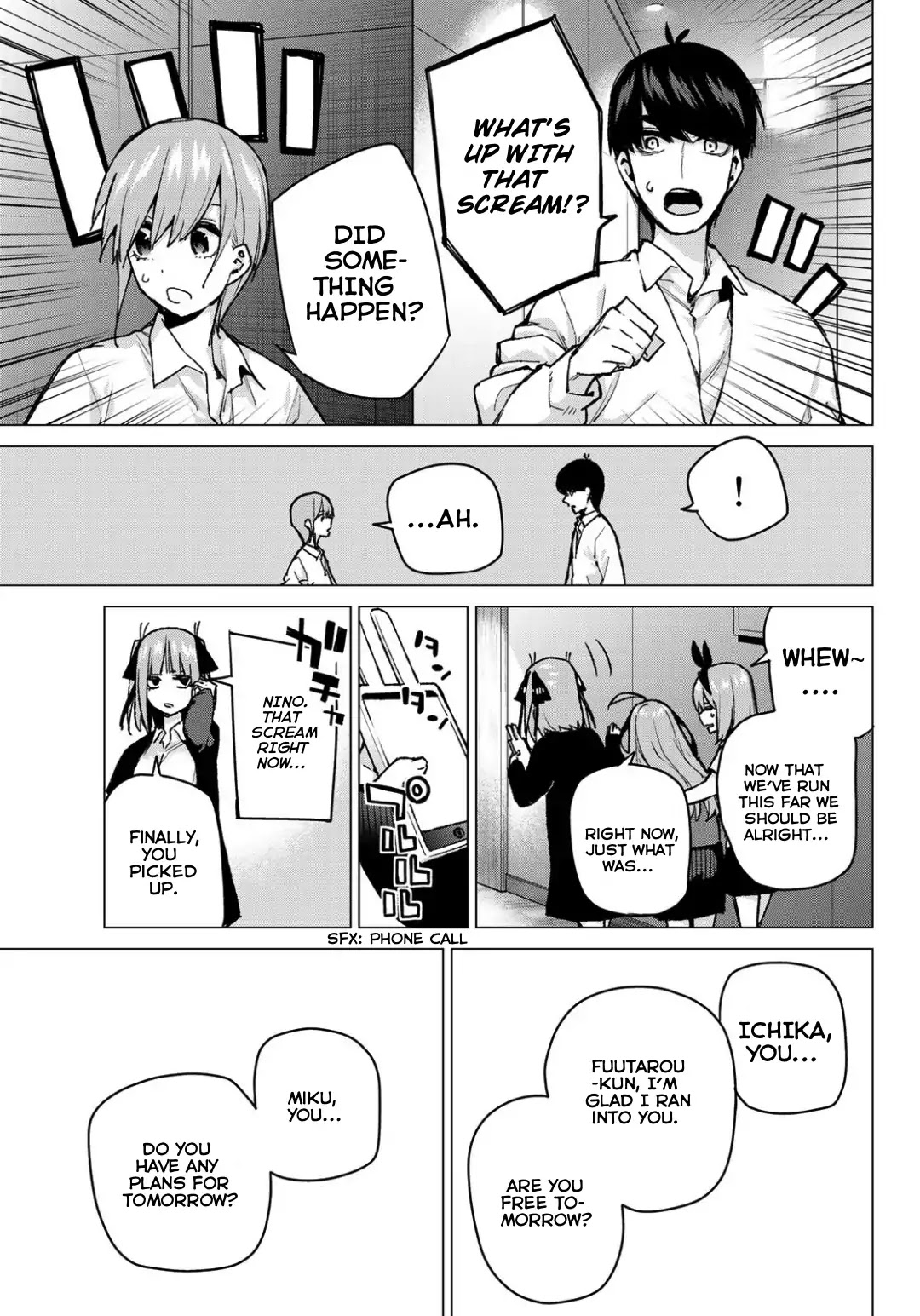 Go-Toubun no Hanayome Chapter 81 page 19 - Chapter 81: Sisters’ War - Fourth Battle