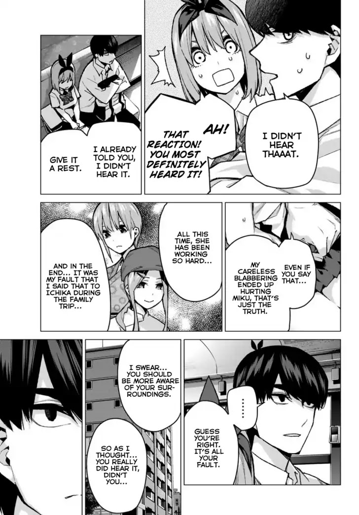 Go-Toubun no Hanayome Chapter 81 page 7 - Chapter 81: Sisters’ War - Fourth Battle