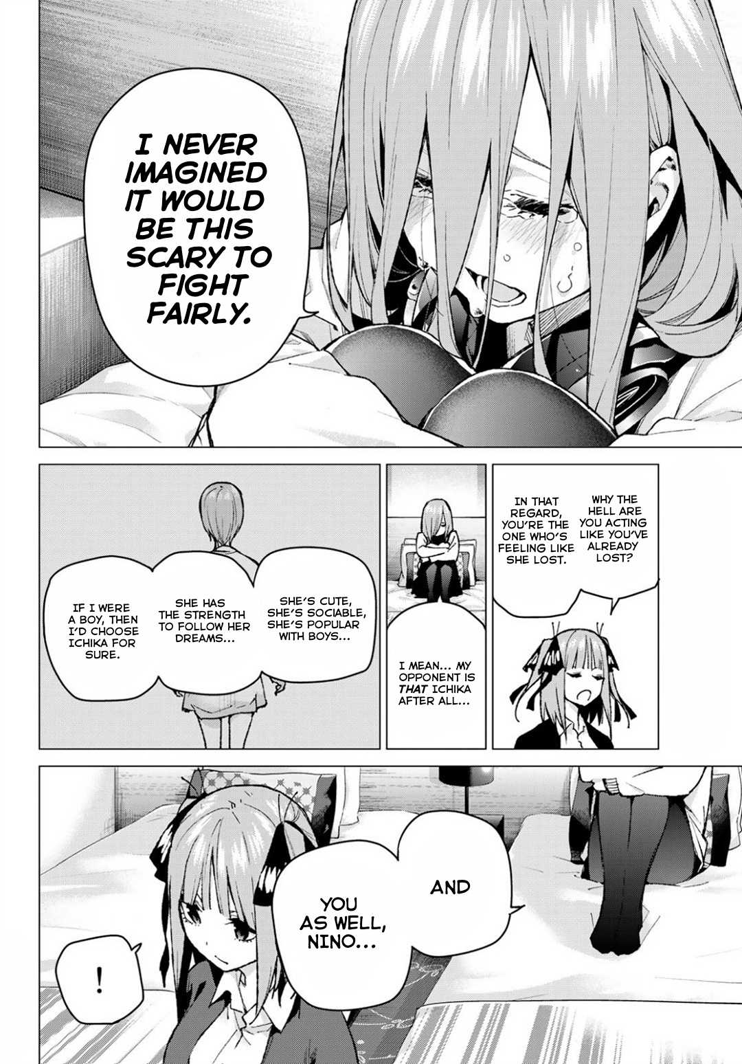 Go-Toubun no Hanayome Chapter 82 page 12 - Chapter 82: - Sisters’ War - Fifth Battle