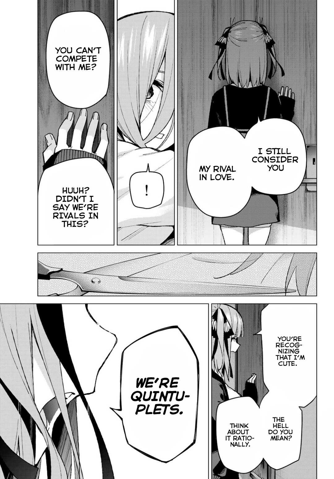 Go-Toubun no Hanayome Chapter 82 page 15 - Chapter 82: - Sisters’ War - Fifth Battle