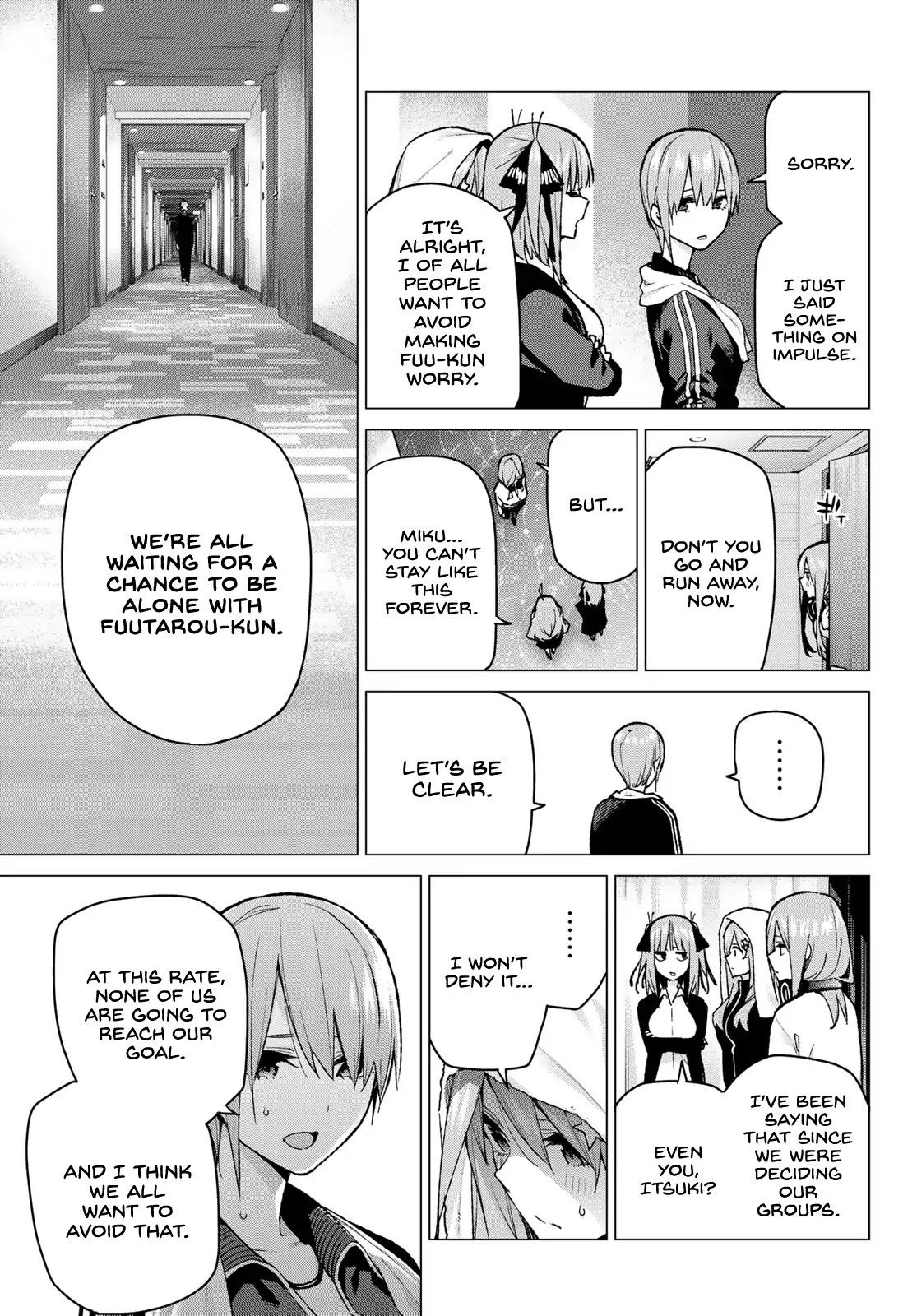 Go-Toubun no Hanayome Chapter 83 page 13 - Chapter 83: Sister's War - Sixth battle