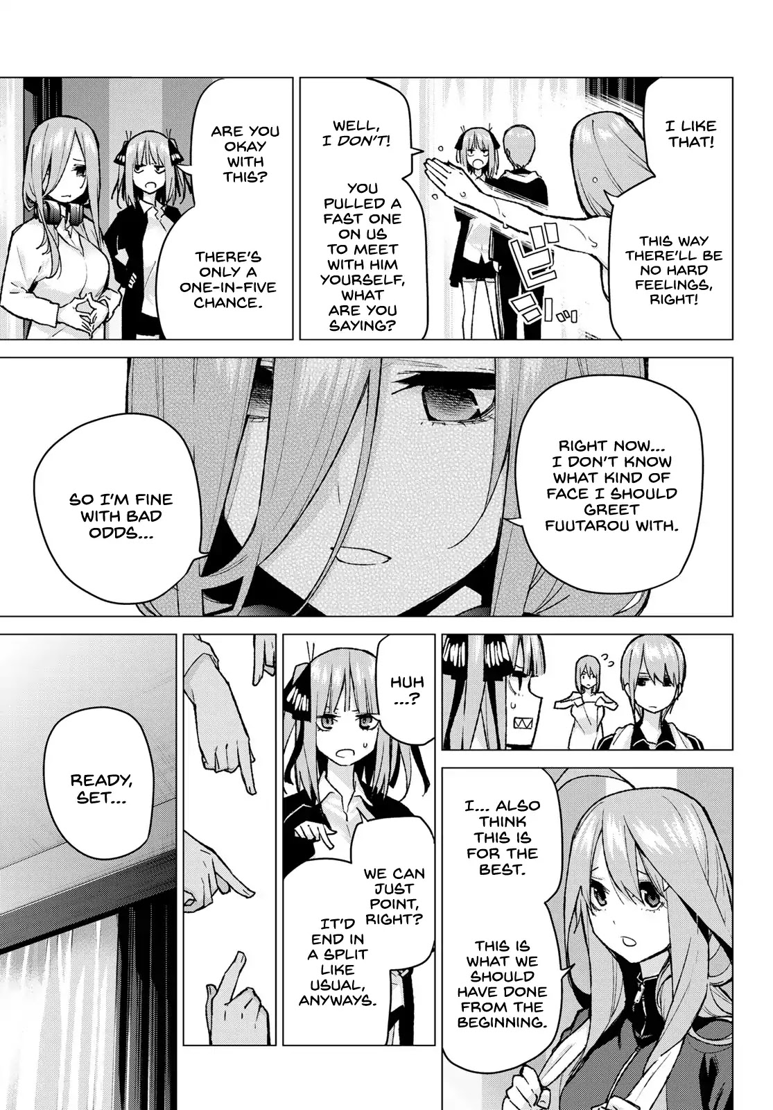 Go-Toubun no Hanayome Chapter 83 page 15 - Chapter 83: Sister's War - Sixth battle