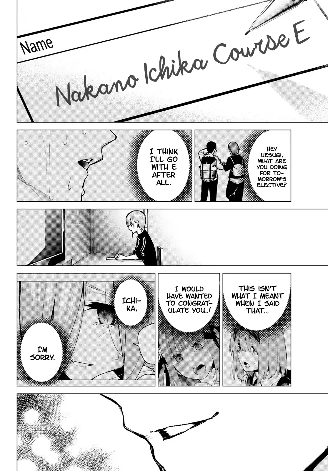 Go-Toubun no Hanayome Chapter 83 page 16 - Chapter 83: Sister's War - Sixth battle