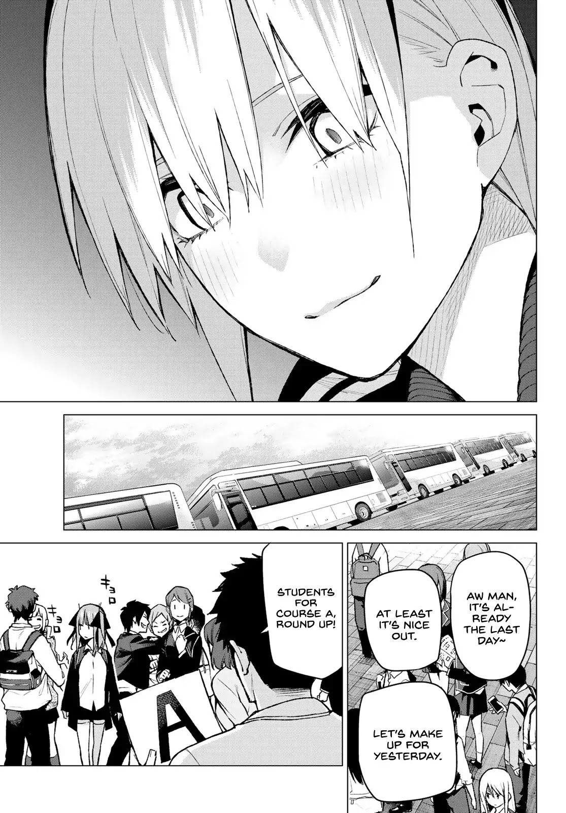 Go-Toubun no Hanayome Chapter 83 page 17 - Chapter 83: Sister's War - Sixth battle