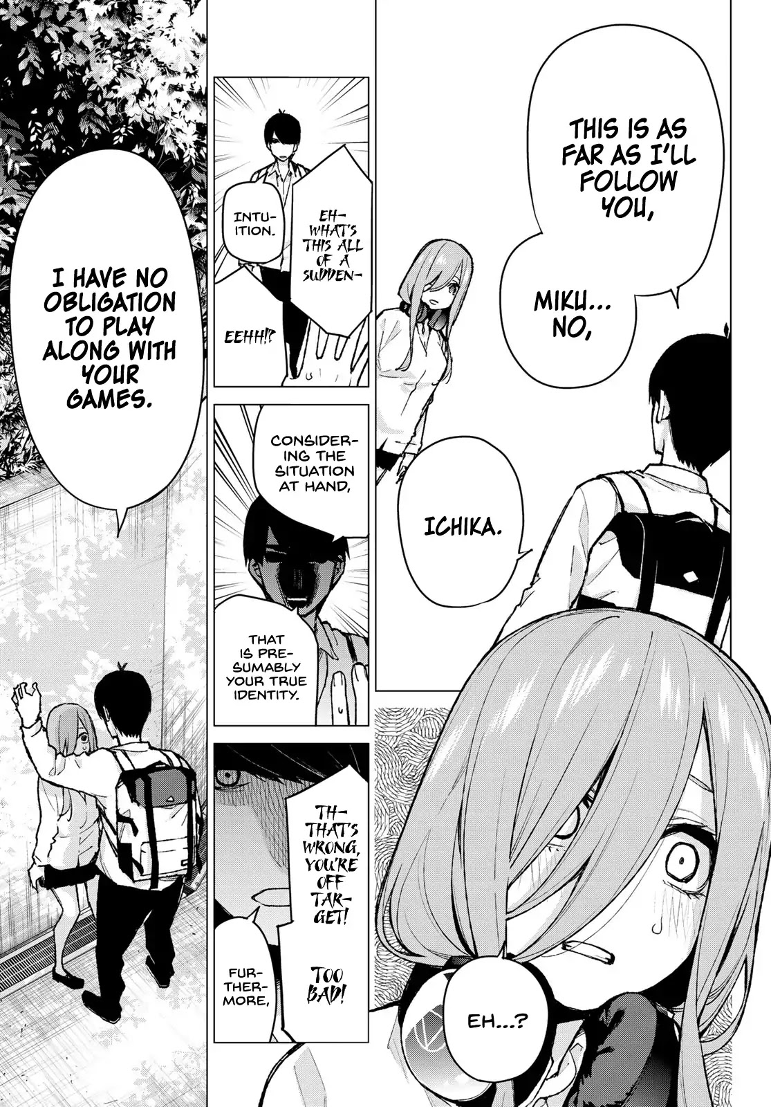 Go-Toubun no Hanayome Chapter 83 page 3 - Chapter 83: Sister's War - Sixth battle