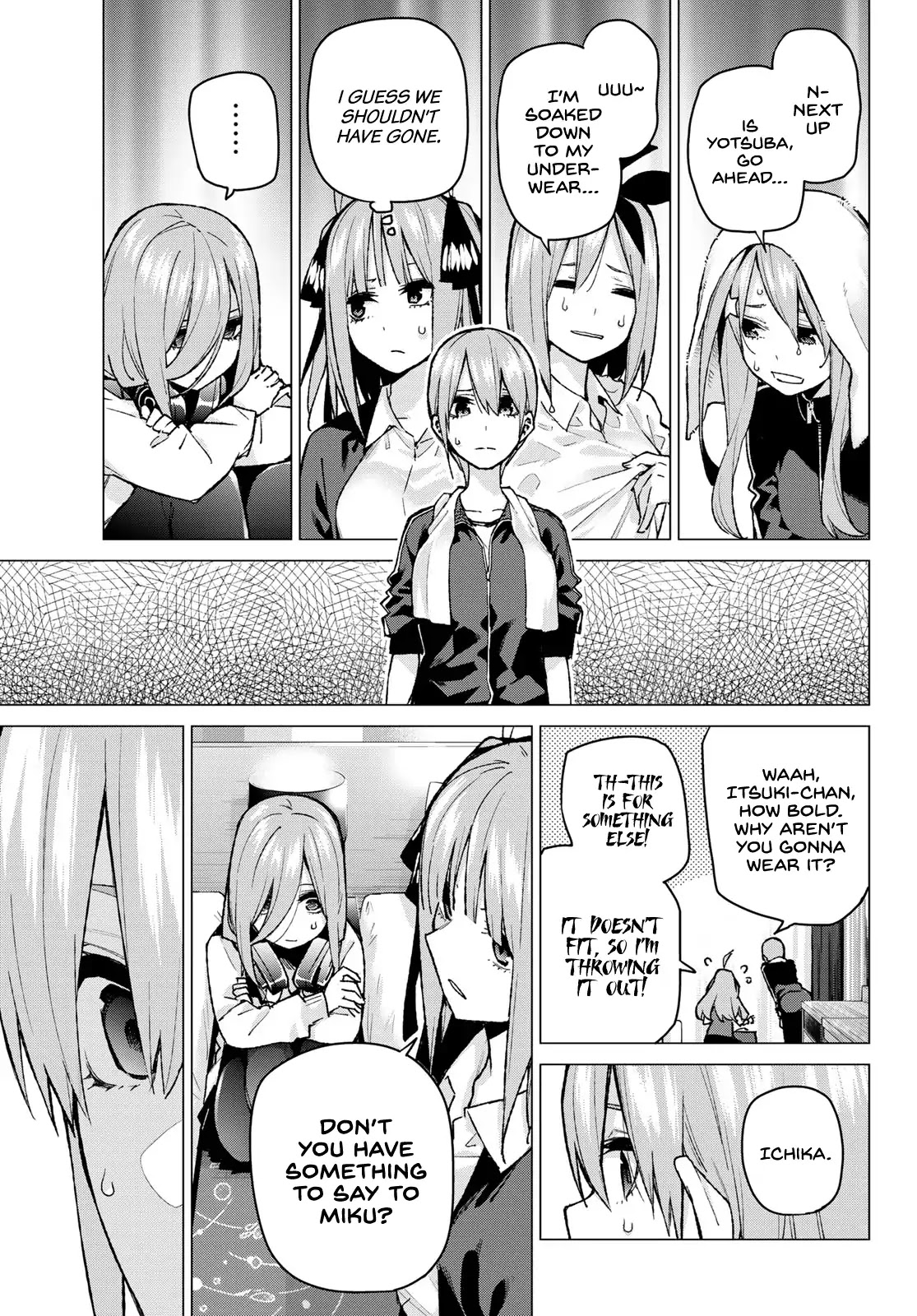 Go-Toubun no Hanayome Chapter 83 page 9 - Chapter 83: Sister's War - Sixth battle