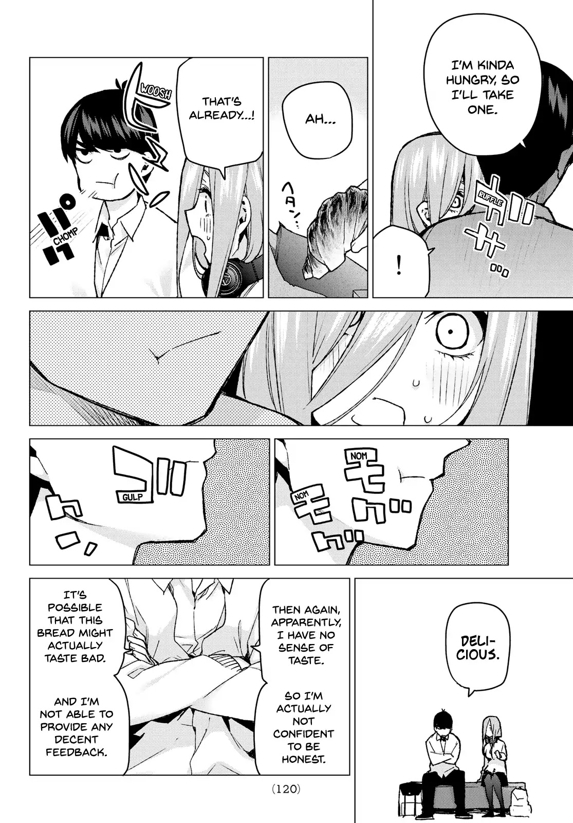 Go-Toubun no Hanayome Chapter 84 page 14 - Chapter 84: Sisters' War - Seventh Battle