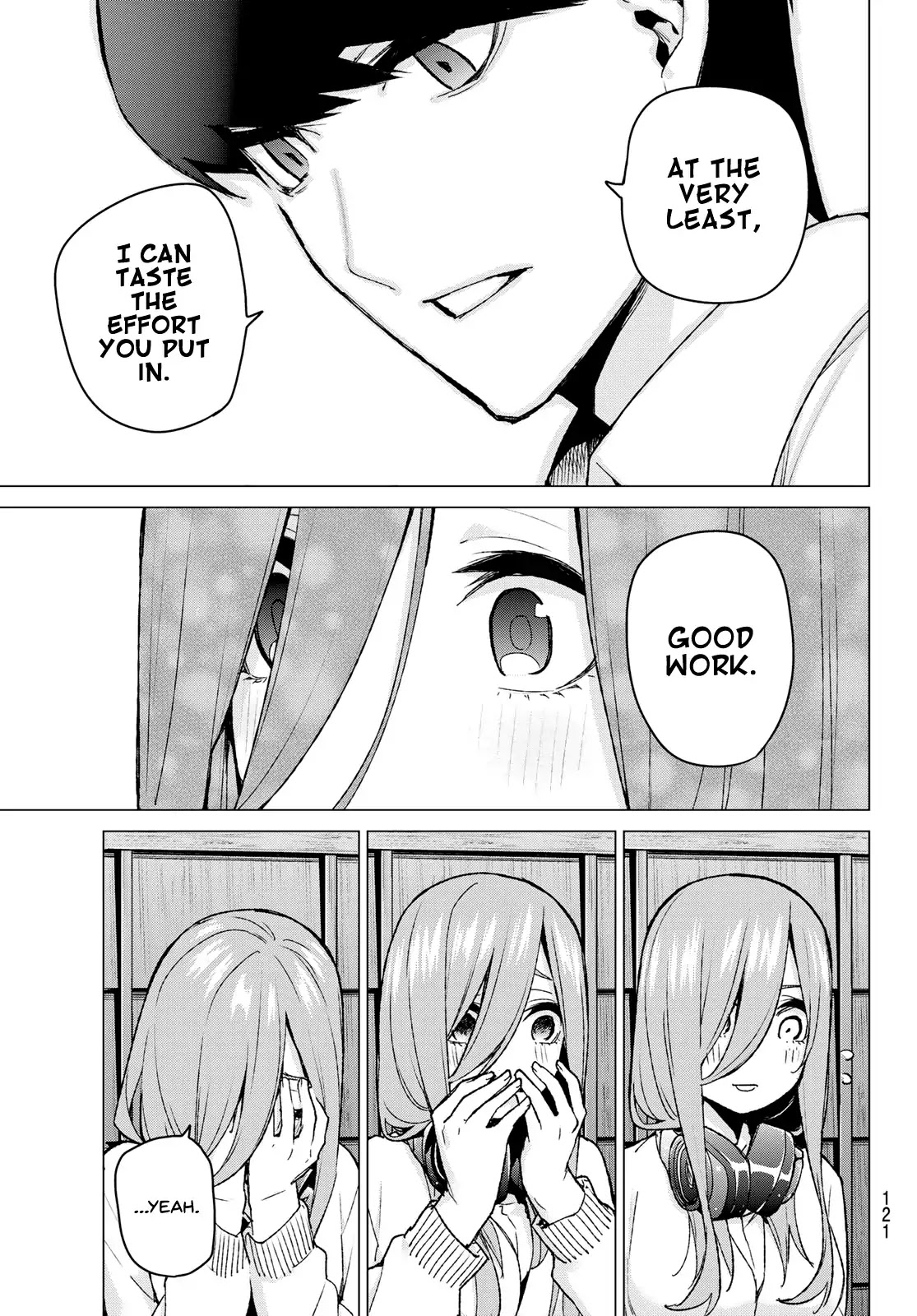Go-Toubun no Hanayome Chapter 84 page 15 - Chapter 84: Sisters' War - Seventh Battle