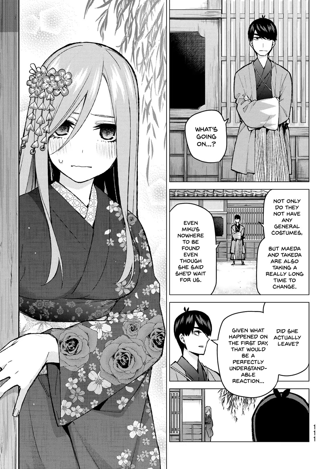 Go-Toubun no Hanayome Chapter 84 page 5 - Chapter 84: Sisters' War - Seventh Battle