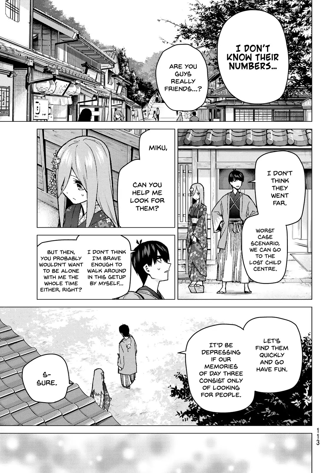 Go-Toubun no Hanayome Chapter 84 page 7 - Chapter 84: Sisters' War - Seventh Battle