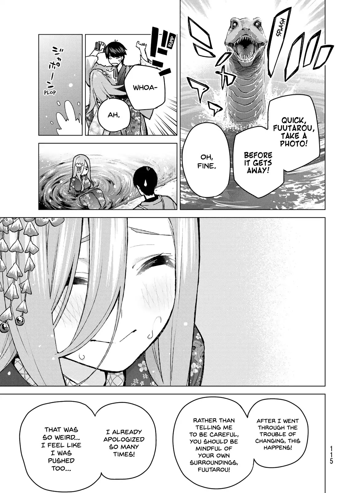Go-Toubun no Hanayome Chapter 84 page 9 - Chapter 84: Sisters' War - Seventh Battle