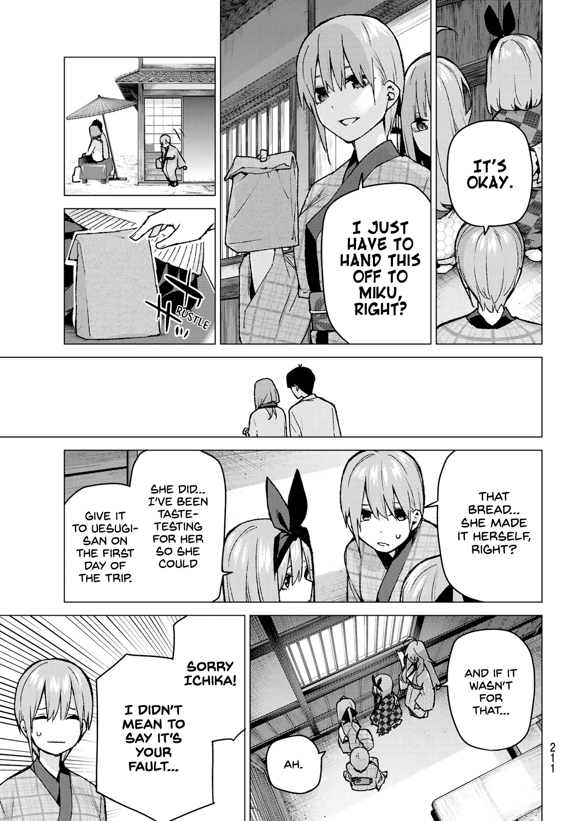 Go-Toubun no Hanayome Chapter 85 page 11 - Chapter 85: Sisters’ War - Seventh Battle (Back Side)