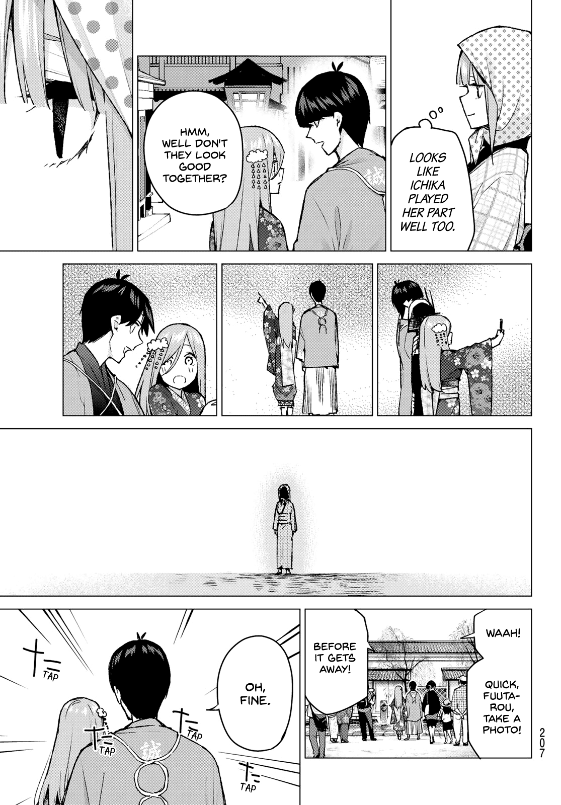 Go-Toubun no Hanayome Chapter 85 page 7 - Chapter 85: Sisters’ War - Seventh Battle (Back Side)