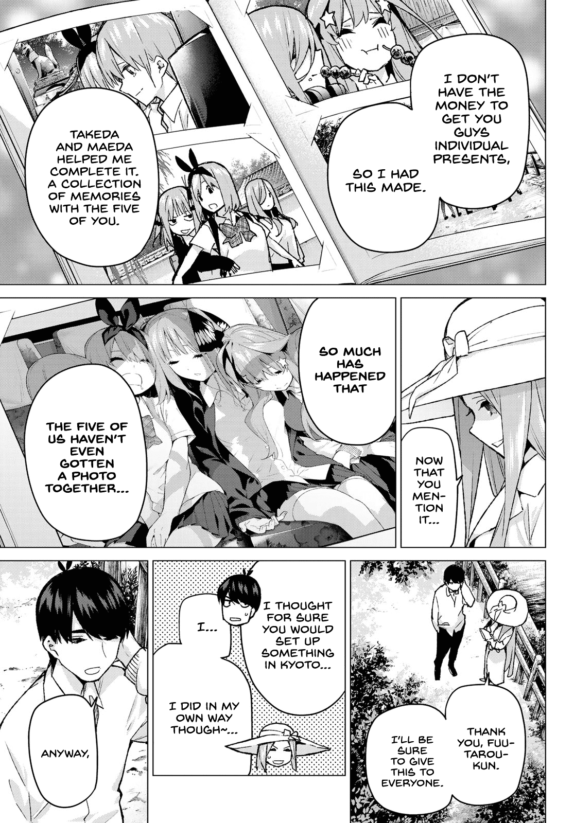 Go-Toubun no Hanayome Chapter 86 page 15 - Chapter 86: Sisters’ War - Exhibition Match