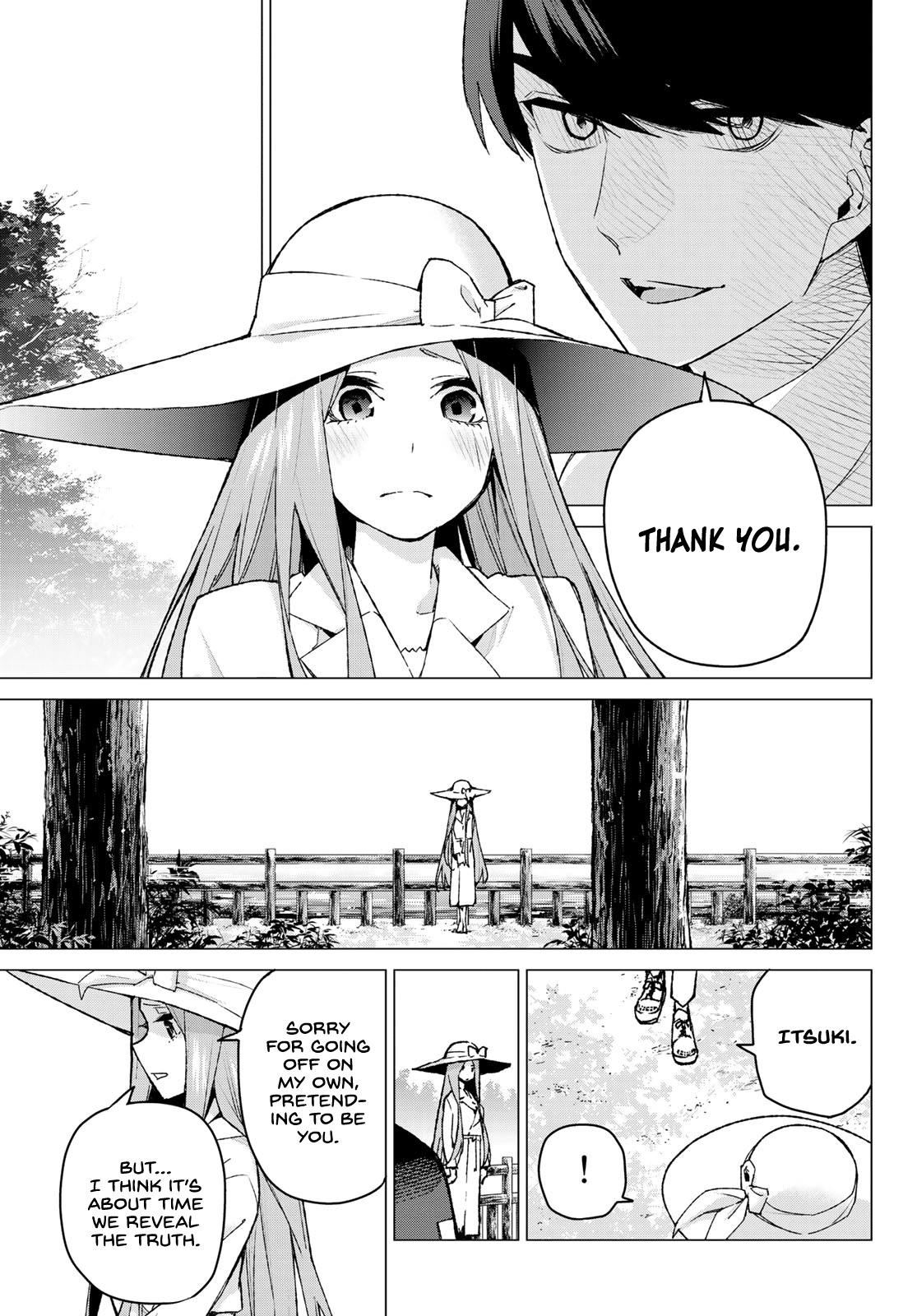 Go-Toubun no Hanayome Chapter 86 page 17 - Chapter 86: Sisters’ War - Exhibition Match